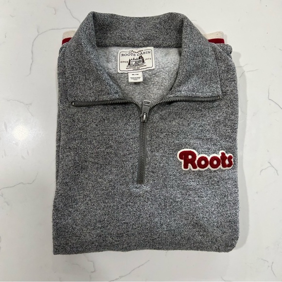 Roots Cabin Collection Quarter Zip Sweater - Picture 2 of 5